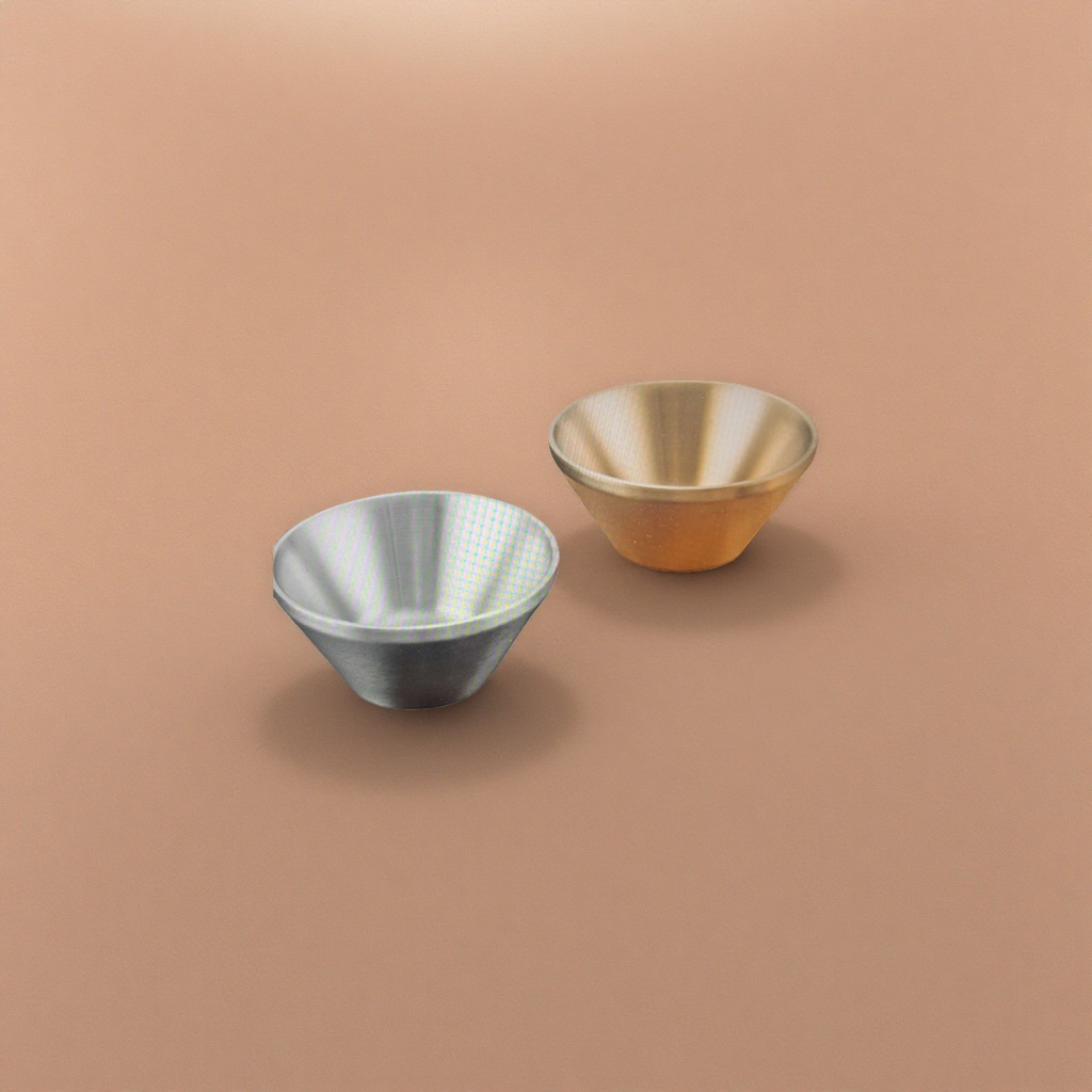304 Korean-style double-layer V-shaped stainless steel bowl details Picture