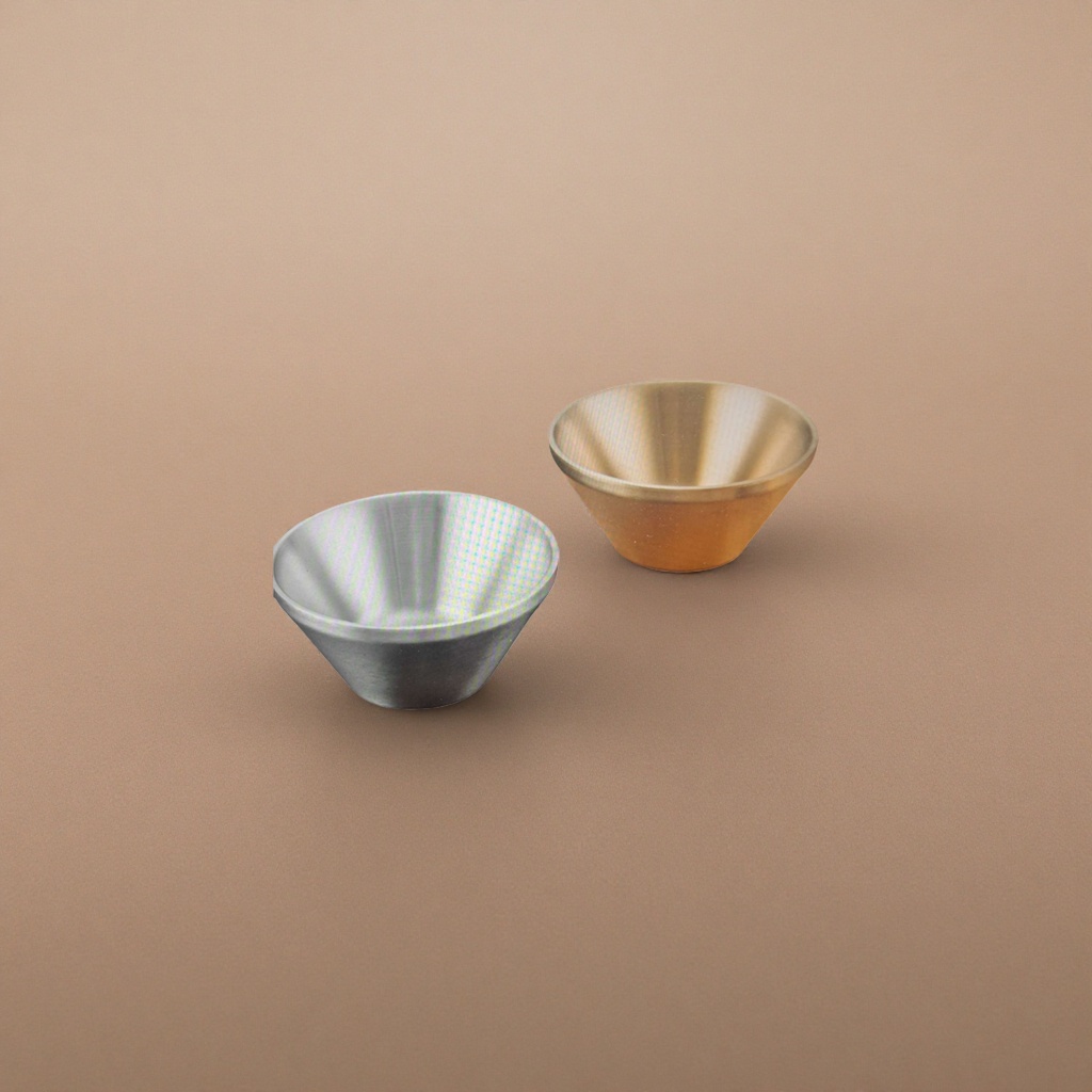 304 Korean-style double-layer V-shaped stainless steel bowl Specification image