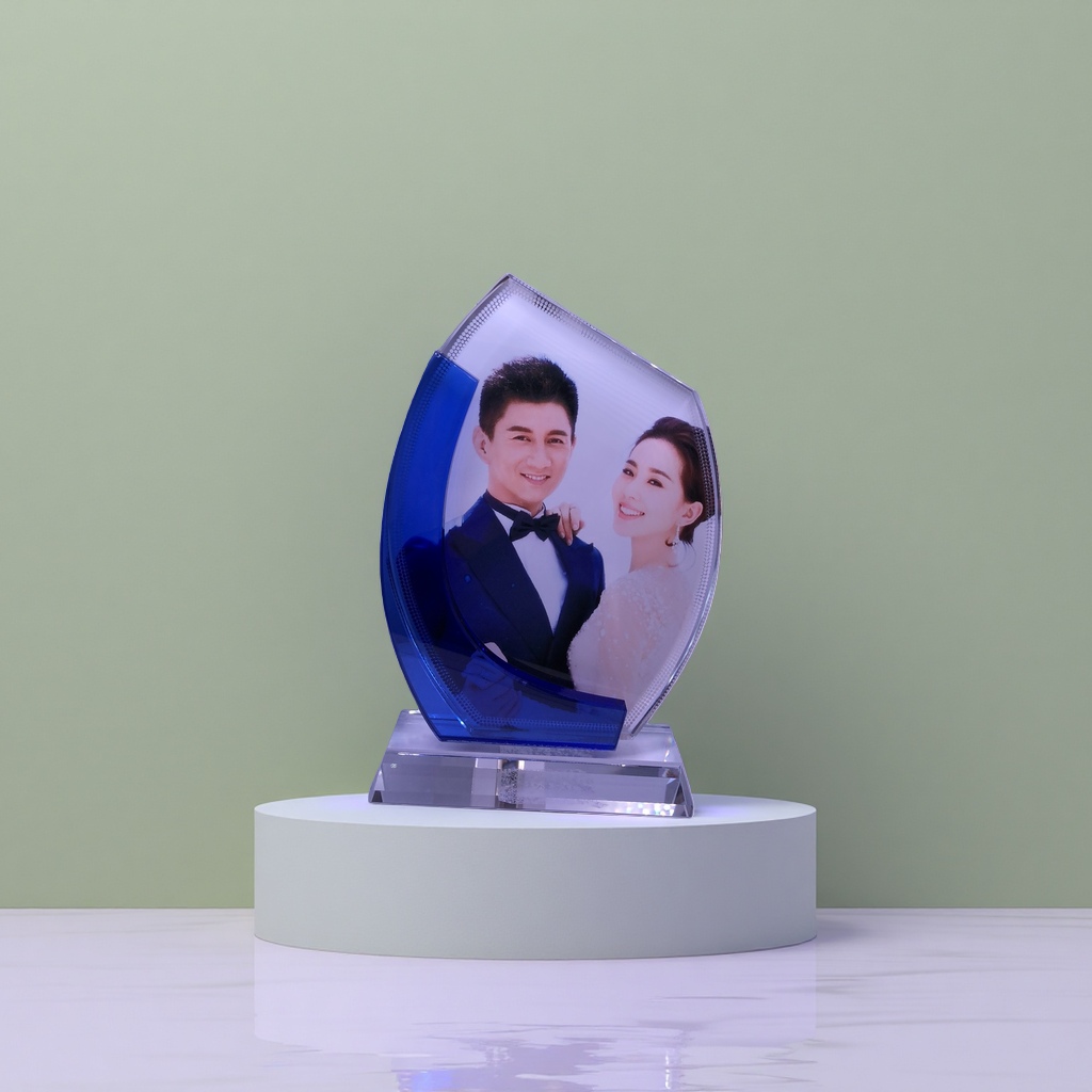 Heat transfer sublimation handicrafts can be printed with Blue Bay crystal glass products Application Scenario