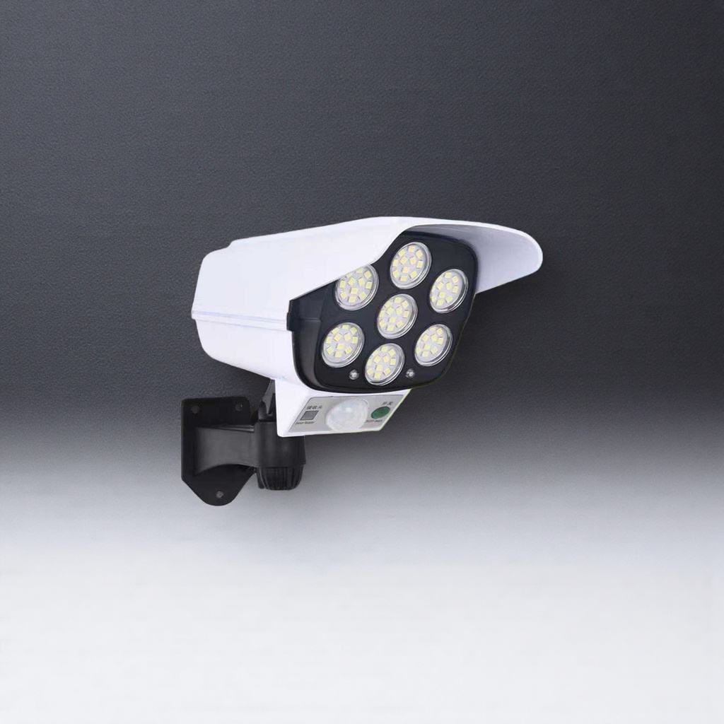 Solar-powered simulation monitoring intelligent light-controlled wall lamp, outdoor waterproof and dustproof night vision Specification image