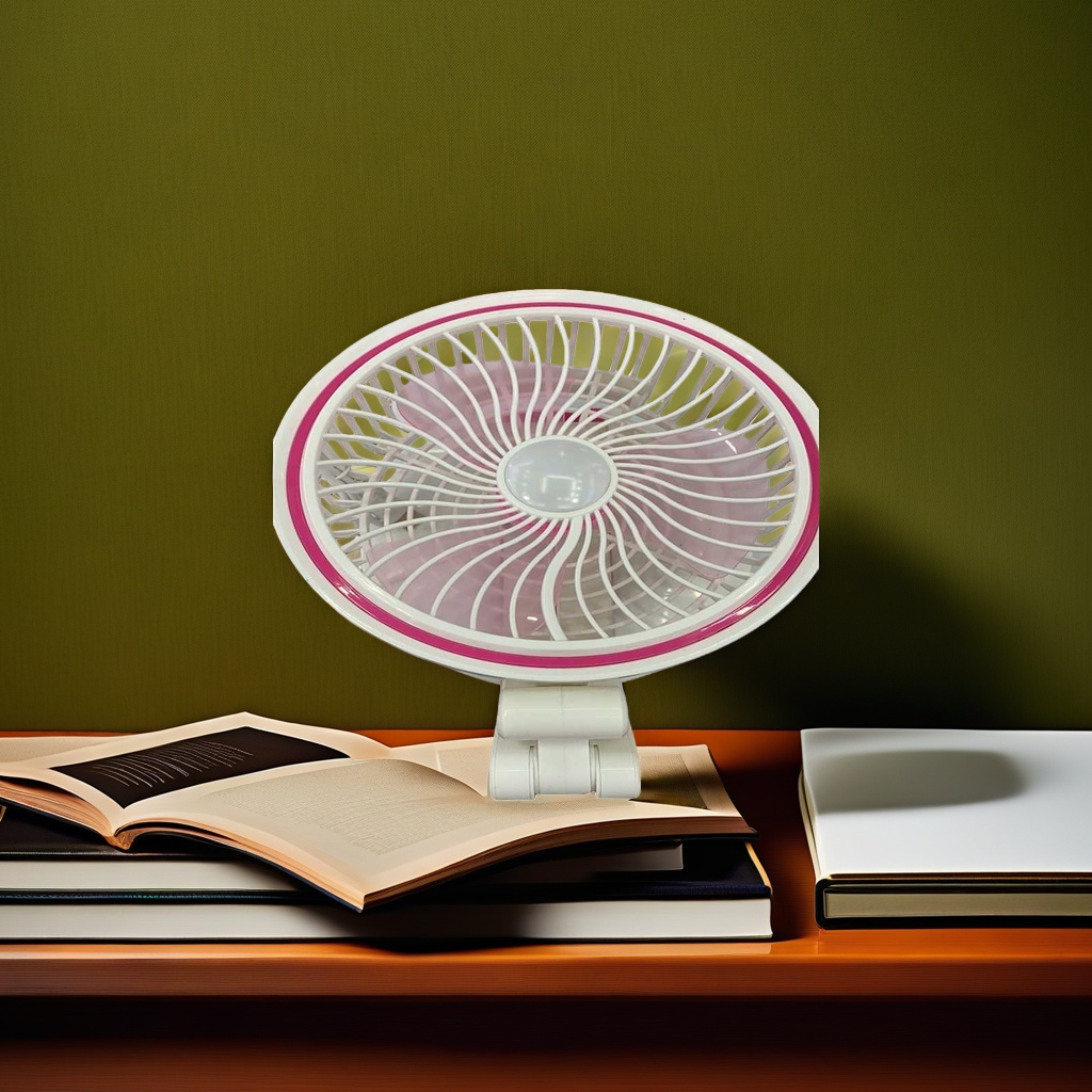 Bisel rosa ventilador eléctrico hogar silencioso ahorro de energía interior artefactos de enfriamiento details Picture