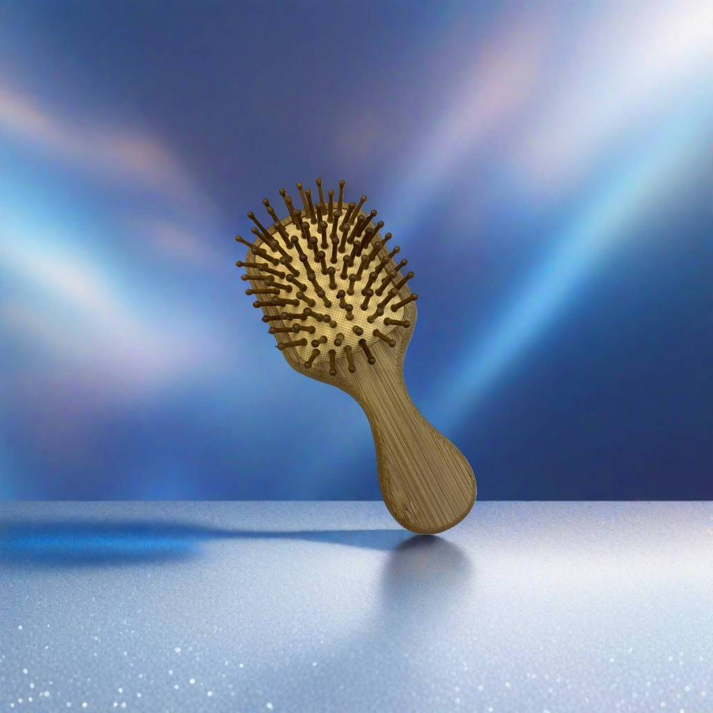 Natural material Nan bamboo air cushion massage comb, wooden comb, anti-static smooth comb, large-toothed comb