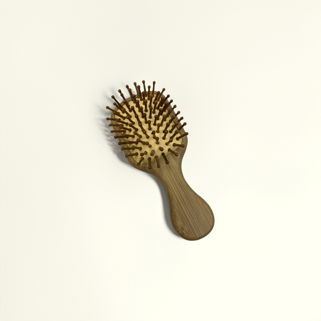 Natural material bamboo comb, natural massage comb, anti-static hair care comb, hair smoothing and hair care wonder Specification image