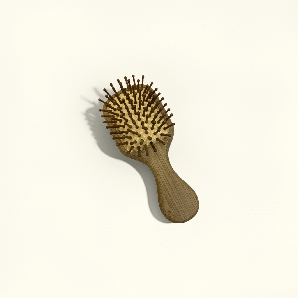 Natural material bamboo comb, natural massage comb, anti-static hair care comb, hair smoothing and hair care wonder details Picture