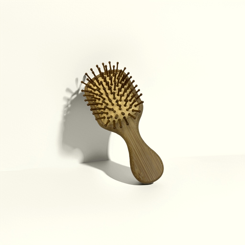 Natural material bamboo comb, natural massage comb, anti-static hair care comb, hair smoothing and hair care wonder