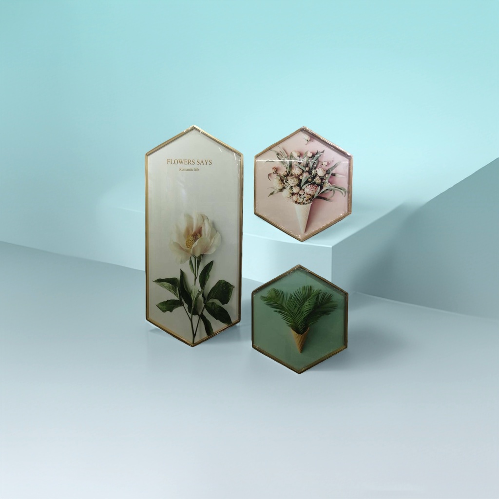 Simple floral pattern living room wall decoration paintings and hanging paintings