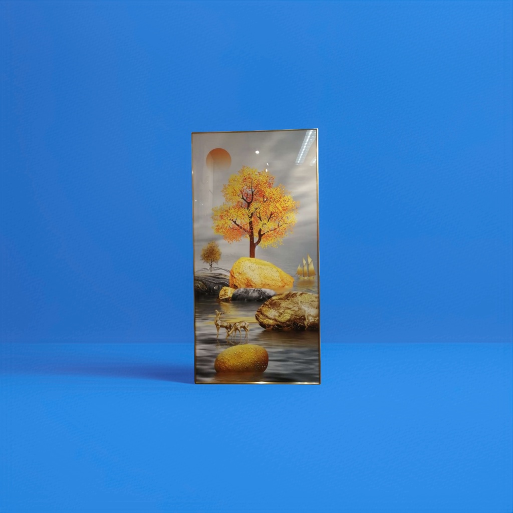 Landscape paintings, Chinese-style decorative paintings, living room wall hangings, Chinese-style ink wash paintings, living room art paintings, simple style Application Scenario