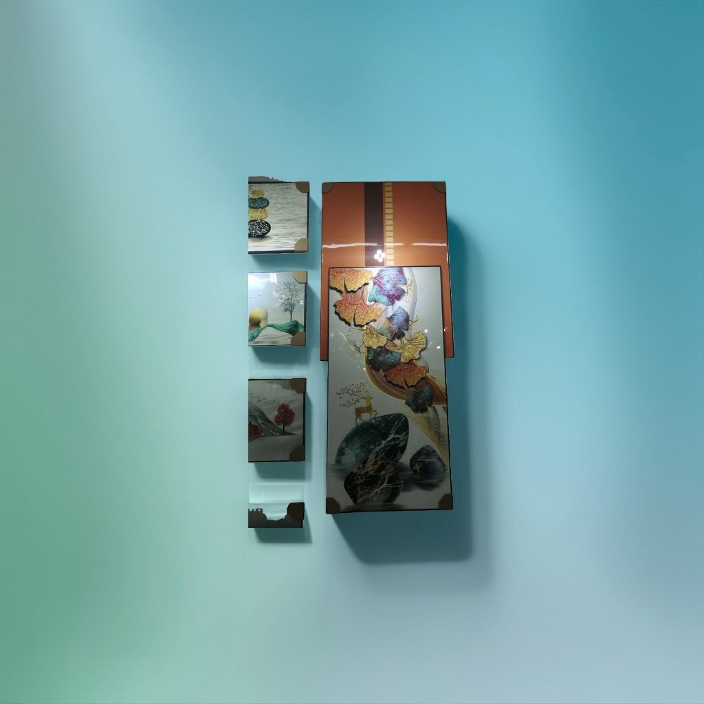 Art paintings, decorative paintings, living room and bedroom wall hangings, simple style wall decorations details Picture