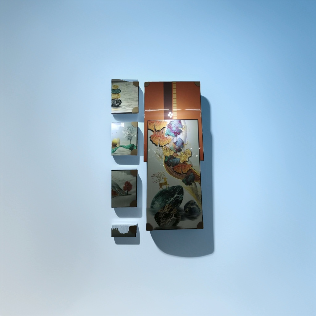 Art paintings, decorative paintings, living room and bedroom wall hangings, simple style wall decorations Application Scenario