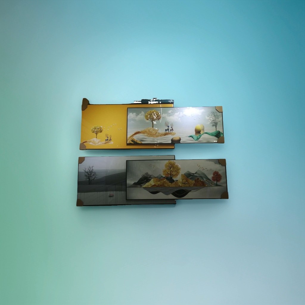 Decorative paintings, artistic works, living room and bedroom hanging paintings, simple style