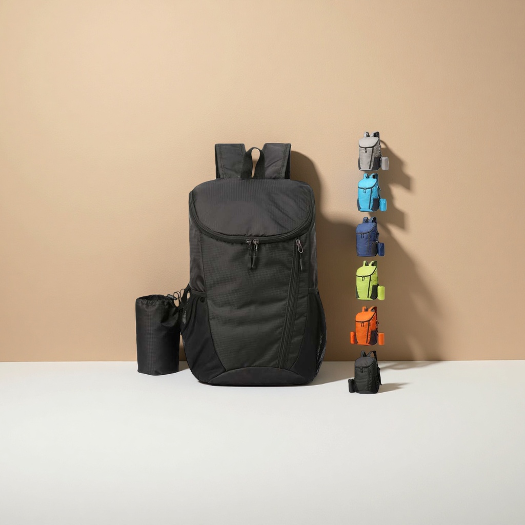 Black backpack with large capacity student commuting travel storage bag Application Scenario