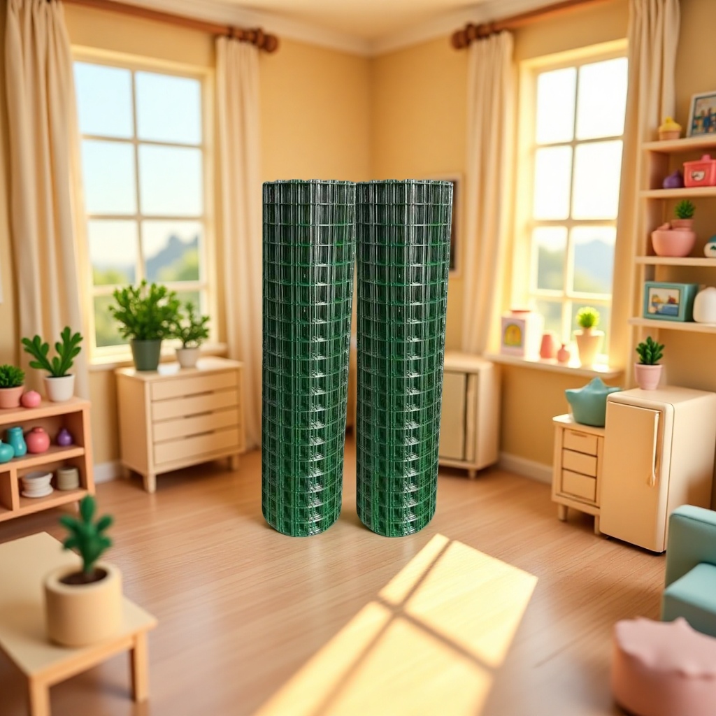 Green wire mesh roll anti-theft fence protective net courtyard enclosure reinforcement material Specification image
