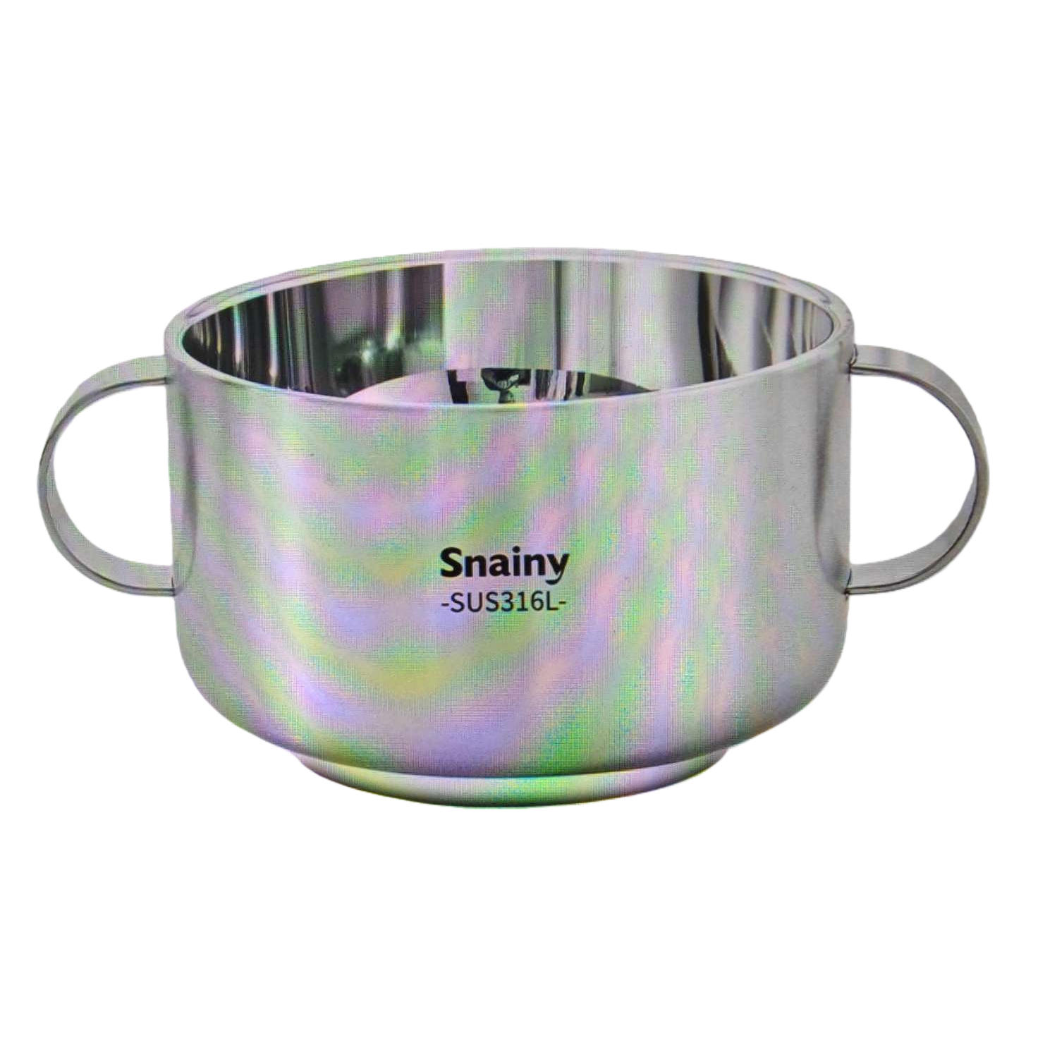 Stainless steel non-stick wok, 18cm household flat pan, healthy and uncoated cookware Item Picture