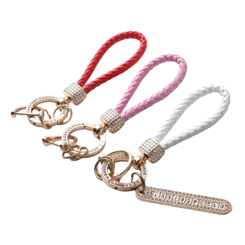 DIY creative hanging ornaments and decorative keychains made of woven rope Item Picture
