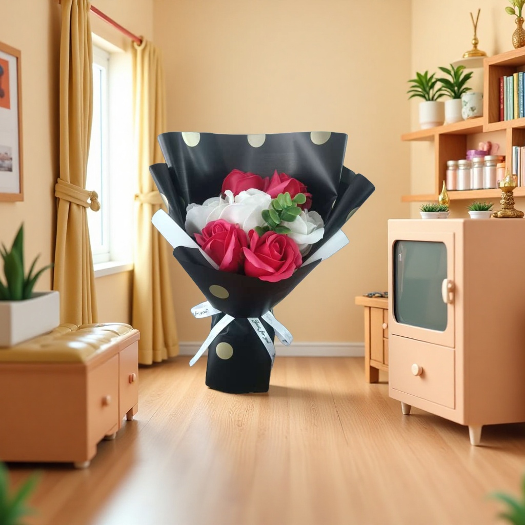 Romantic rose bouquets, birthday gifts for your girlfriend, Valentine's Day and Mother's Day gifts, cross-border wholesale soap flower gift boxes Application Scenario