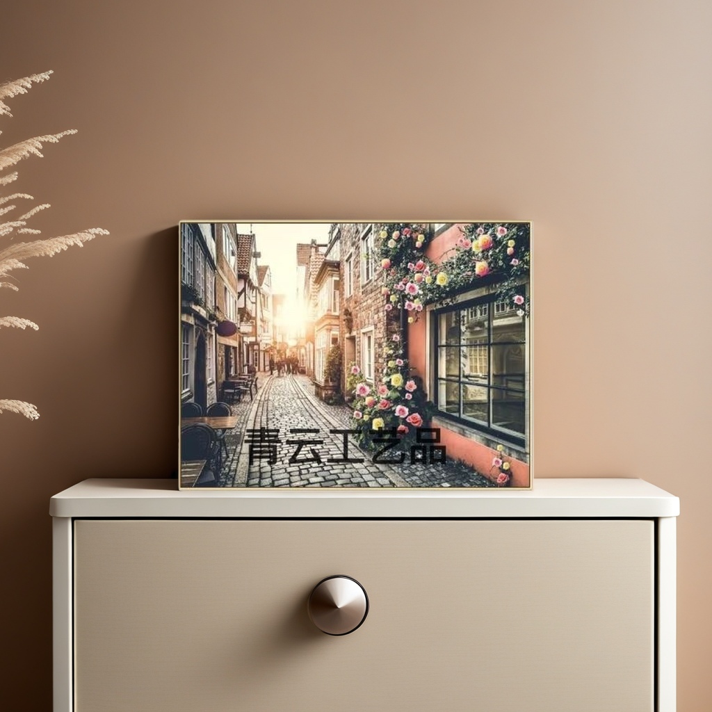 Landscape paintings, street murals, urban landscape art decorative paintings, living room wall decorative paintings details Picture