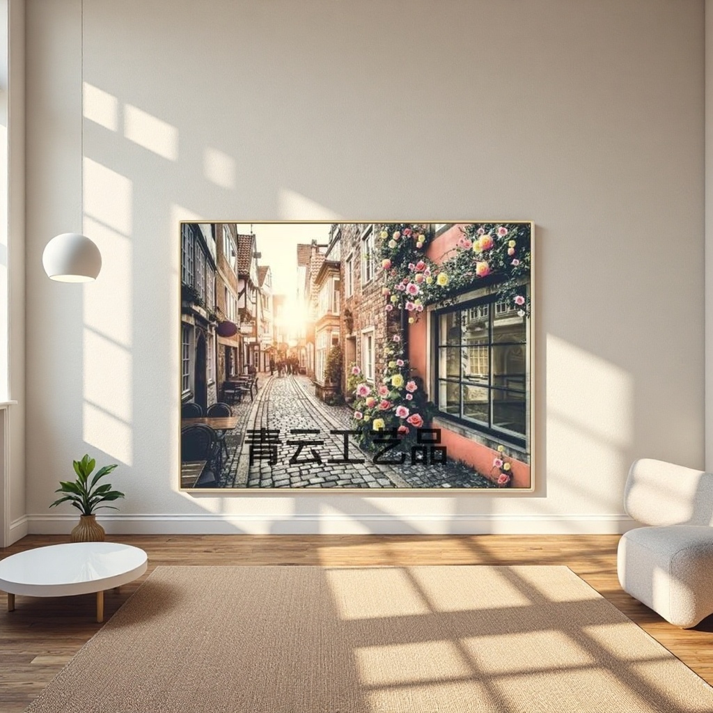 Landscape paintings, street murals, urban landscape art decorative paintings, living room wall decorative paintings Application Scenario