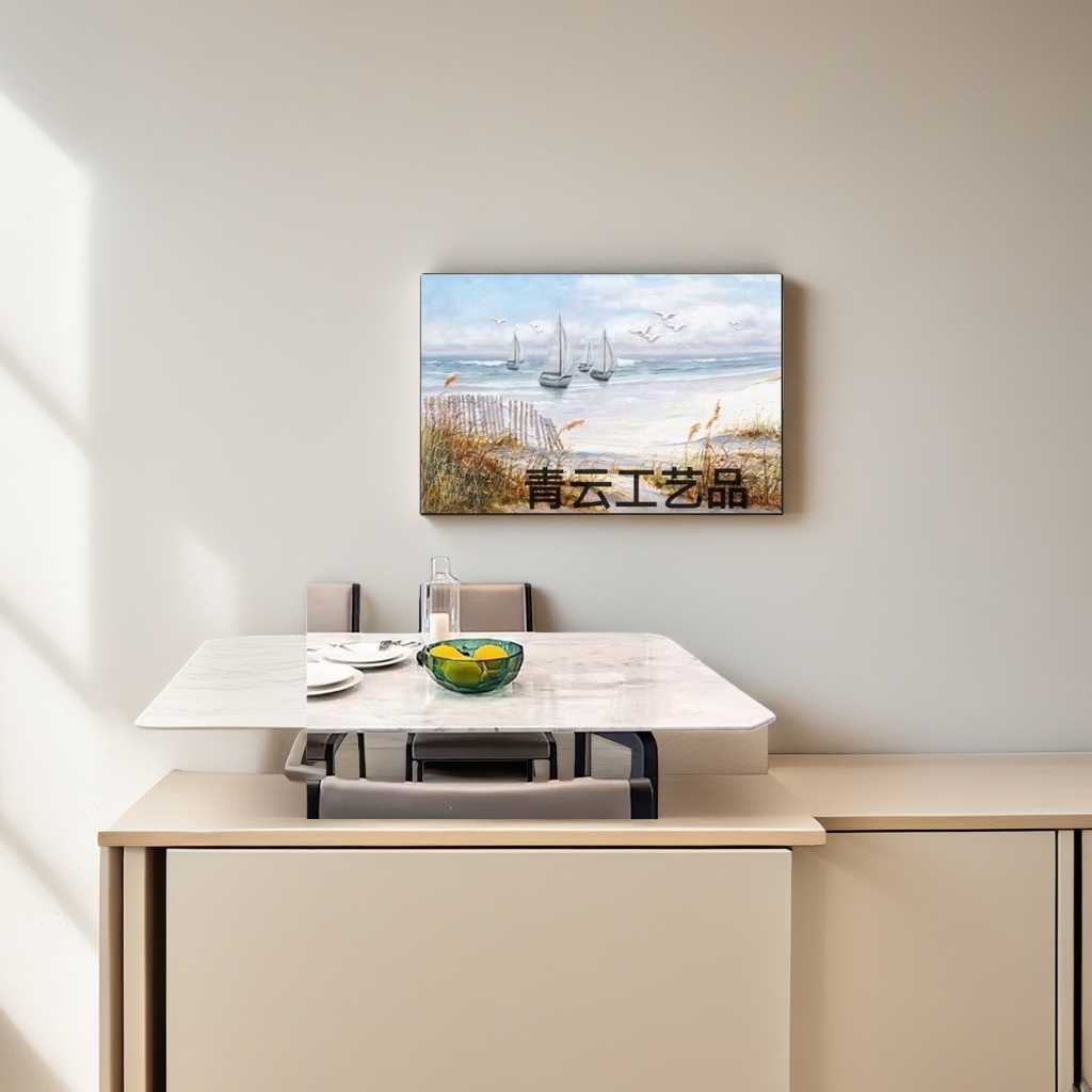  电表箱装饰画 电表箱装饰画 电表箱装饰画 电表箱装饰画帆船海景风景画装饰画客厅艺术画简约风电箱电源电闸盖板遮挡