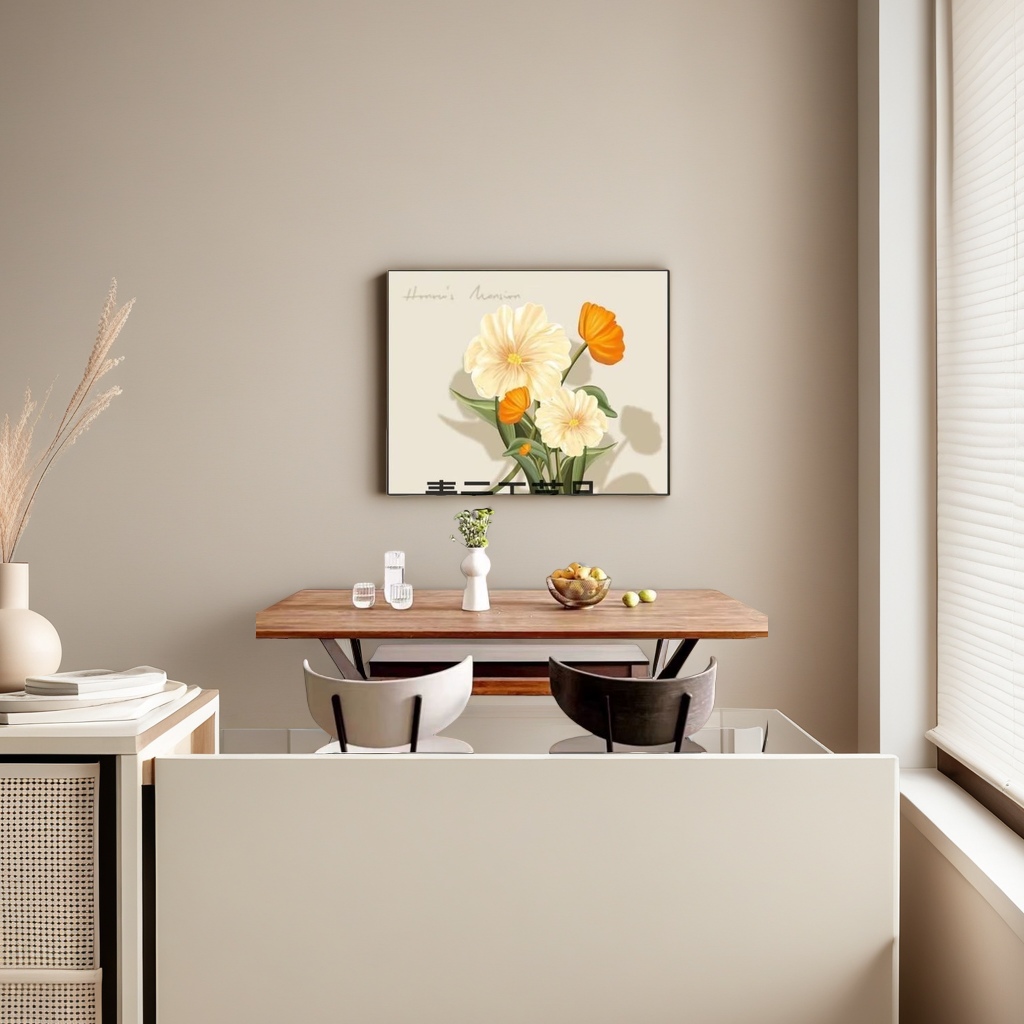  电表箱装饰画 电表箱装饰画 电表箱装饰画 电表箱装饰画花卉装饰画客厅卧室简约挂画花卉图案艺术画框装裱画