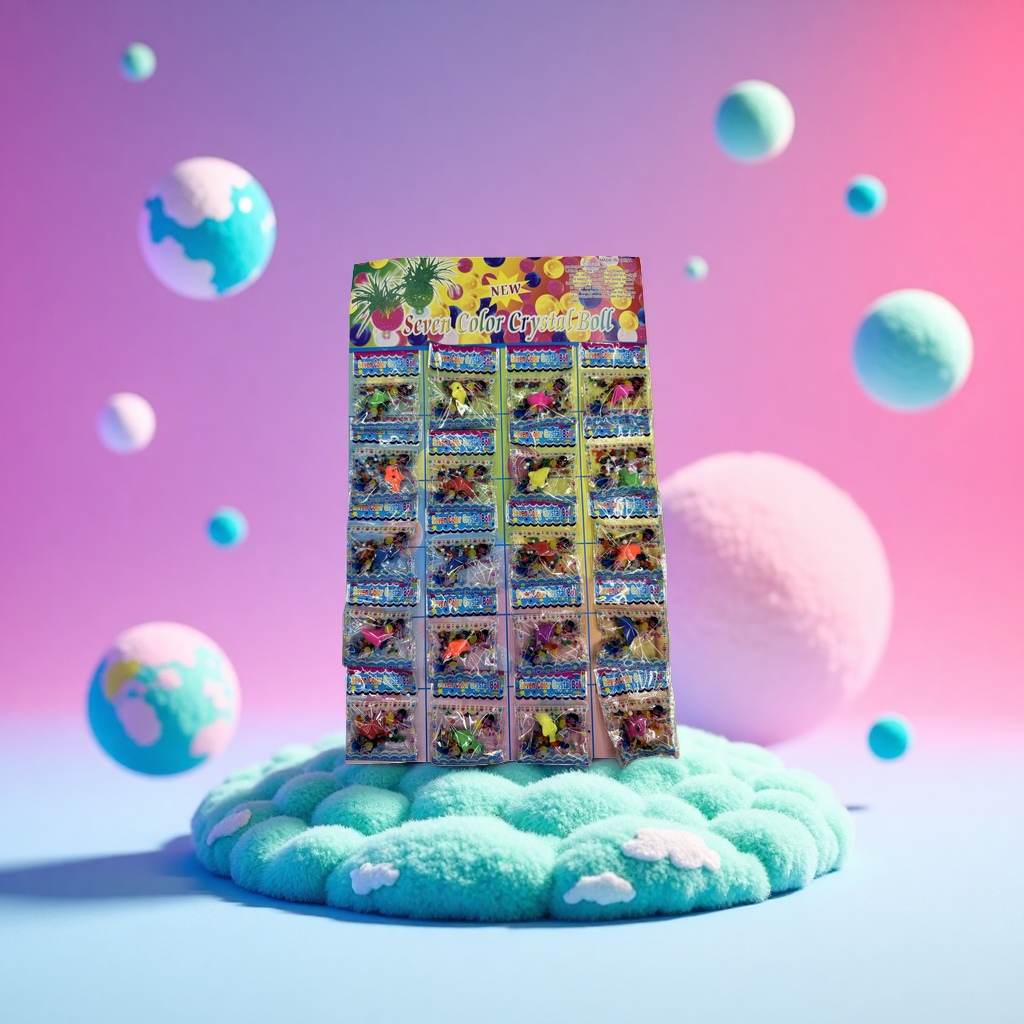 彩色水晶球玩具梦幻星空摇晃球儿童益智早教礼物