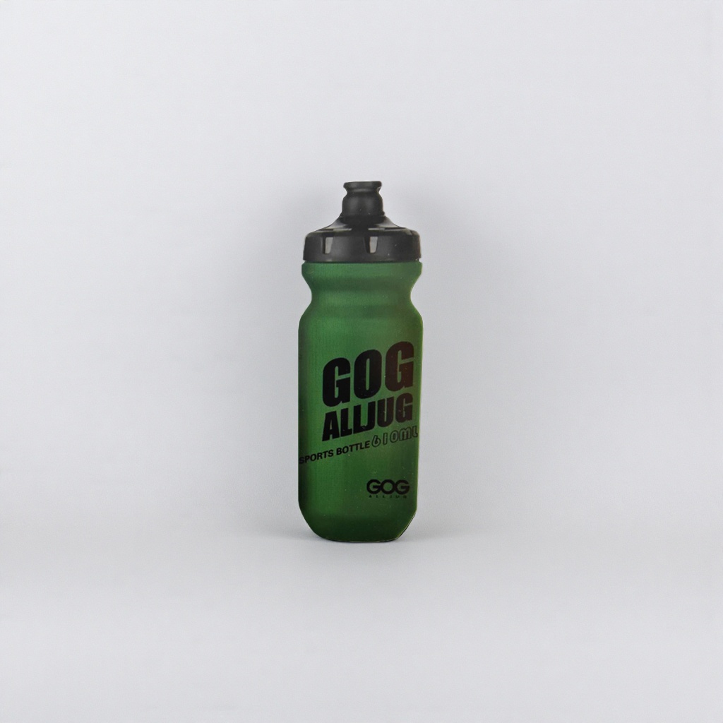 Green sports water bottle, large-capacity portable leak-proof and heat-insulating fitness drinking cup
