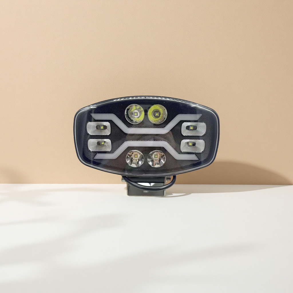LED car headlights, high-brightness energy-saving and waterproof integrated high and low beam lamps for automobiles