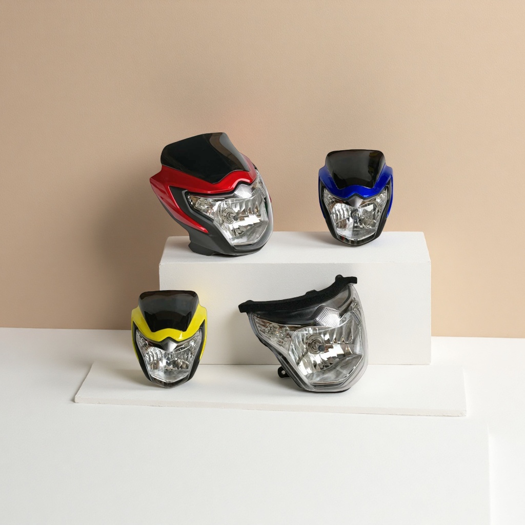 The LED waterproof high and low beam integrated headlight for motorcycles is suitable for various vehicle models