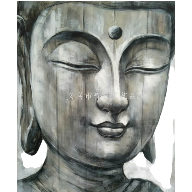 Buddha statue facial ornaments, home decorations, living room and study offerings Application Scenario