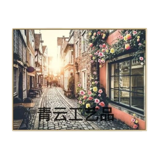 Landscape paintings, street murals, urban landscape art decorative paintings, living room wall decorative paintings Item Picture