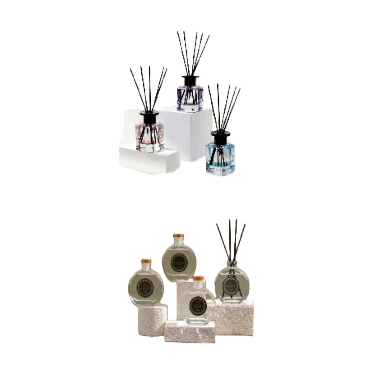 Difusor de aromaterapia botella de vidrio aromaterapia pendular aroma natural fresco decoración del hogar Item Picture