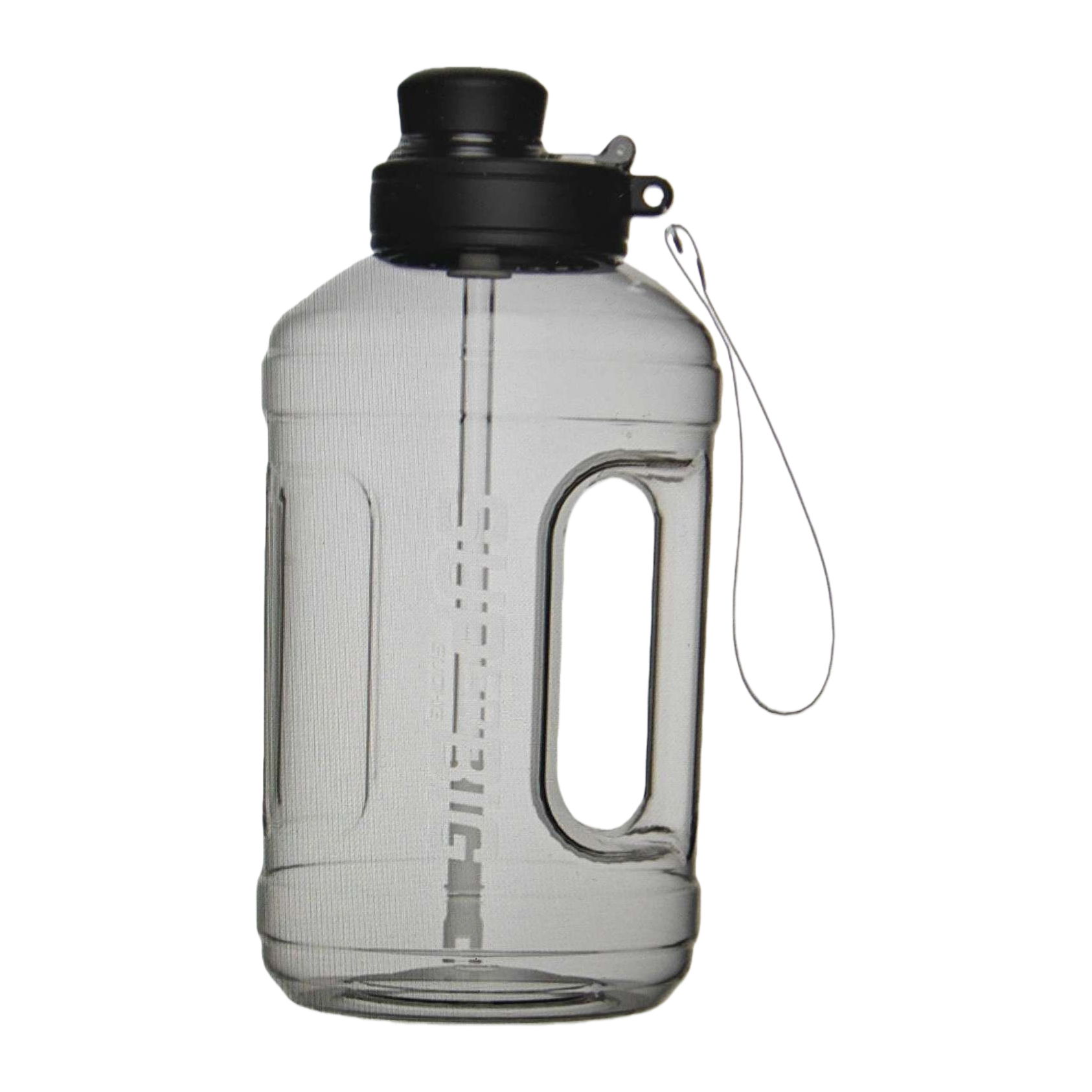 Transparent water bottle, 1L portable leak-proof insulated cup, household and office water cup, large-capacity stainless steel water bottle Item Picture