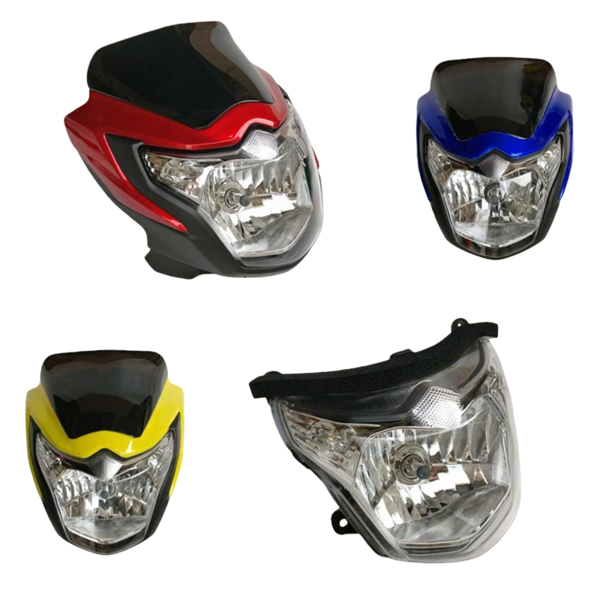 The LED waterproof high and low beam integrated headlight for motorcycles is suitable for various vehicle models Item Picture