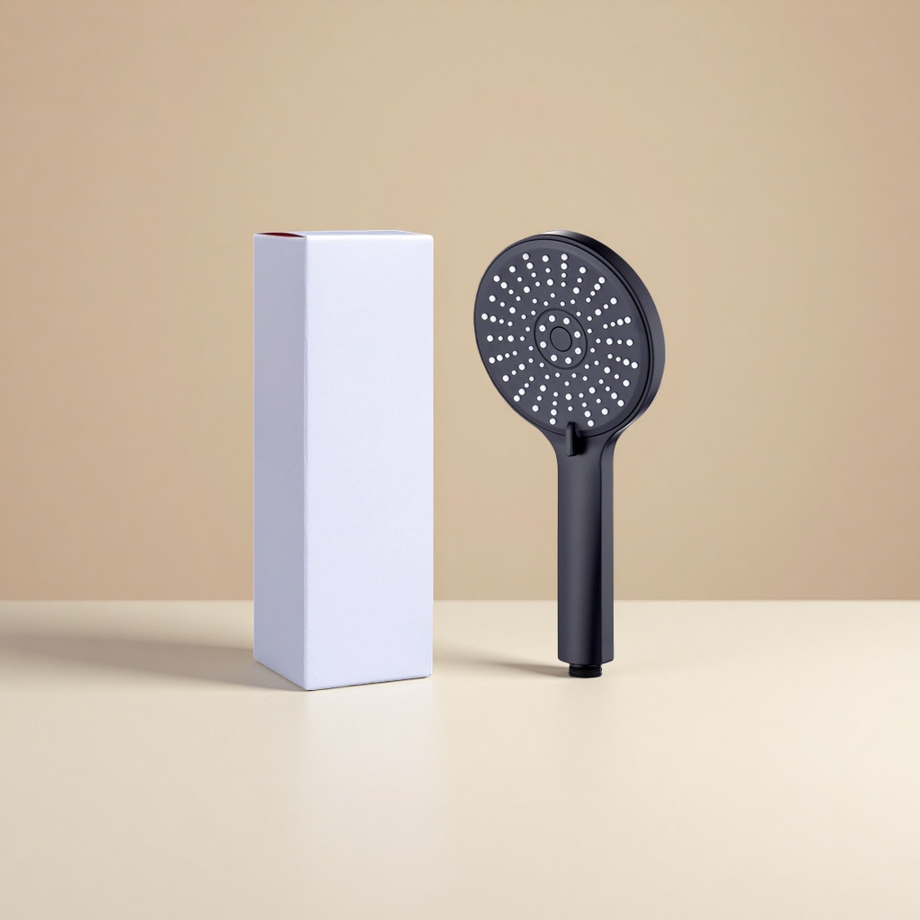 Black handheld showerhead, constant-temperature anti-scald, water-saving and pressure-increasing showerhead, upgraded version for home bathroom