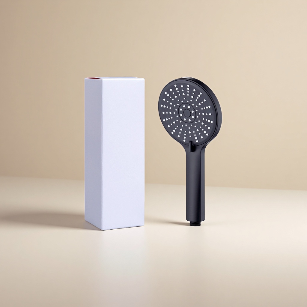 Black handheld showerhead, constant-temperature anti-scald, water-saving and pressure-increasing showerhead, upgraded version for home bathroom details Picture
