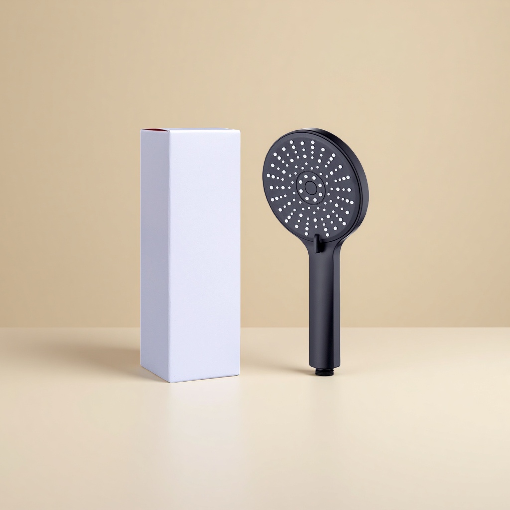 Black handheld showerhead, constant-temperature anti-scald, water-saving and pressure-increasing showerhead, upgraded version for home bathroom Specification image