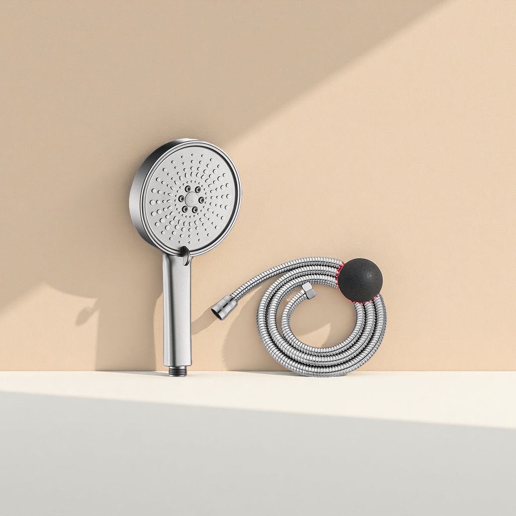 Pressurized shower head, water-saving, anti-clogging, constant-temperature large nozzle, 360-degree rotating handheld top spray set 085259537 Application Scenario