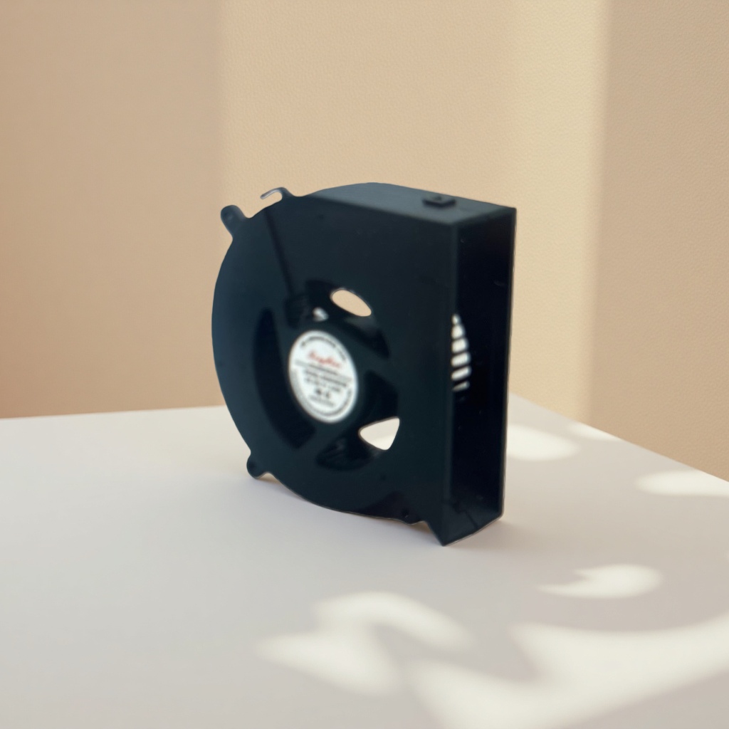 Black cooling fan 12cm silent computer CPU case fan supports PWM speed regulation Specification image