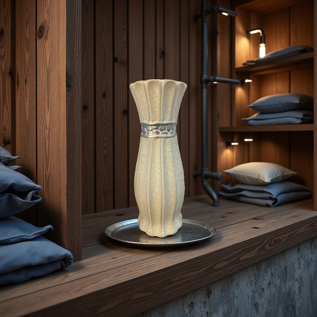 2026 New Ceramic vase for hotel, home and living room decoration, high-end and simple Nordic style vase