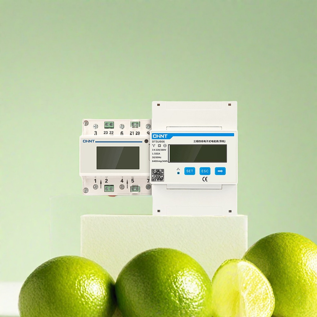 三相四线导轨式电表 电子式计量电表 380V 60A152701684