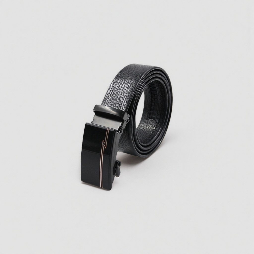 Black leather belt men's business casual belt, 3.5cm wide adjustable Application Scenario