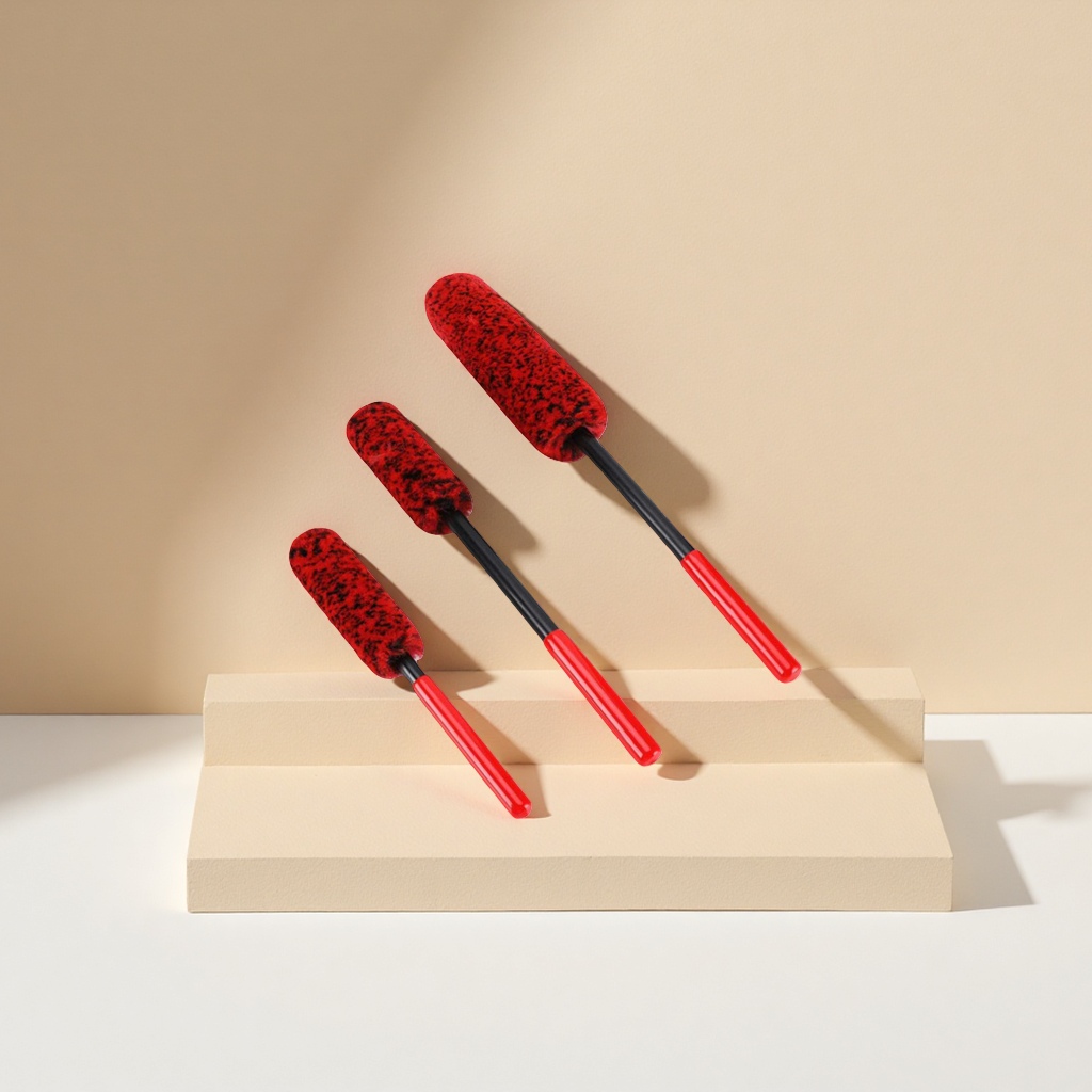 Red brush head cleaning brush, electric toothbrush accessory, replacement brush head universal type Specification image