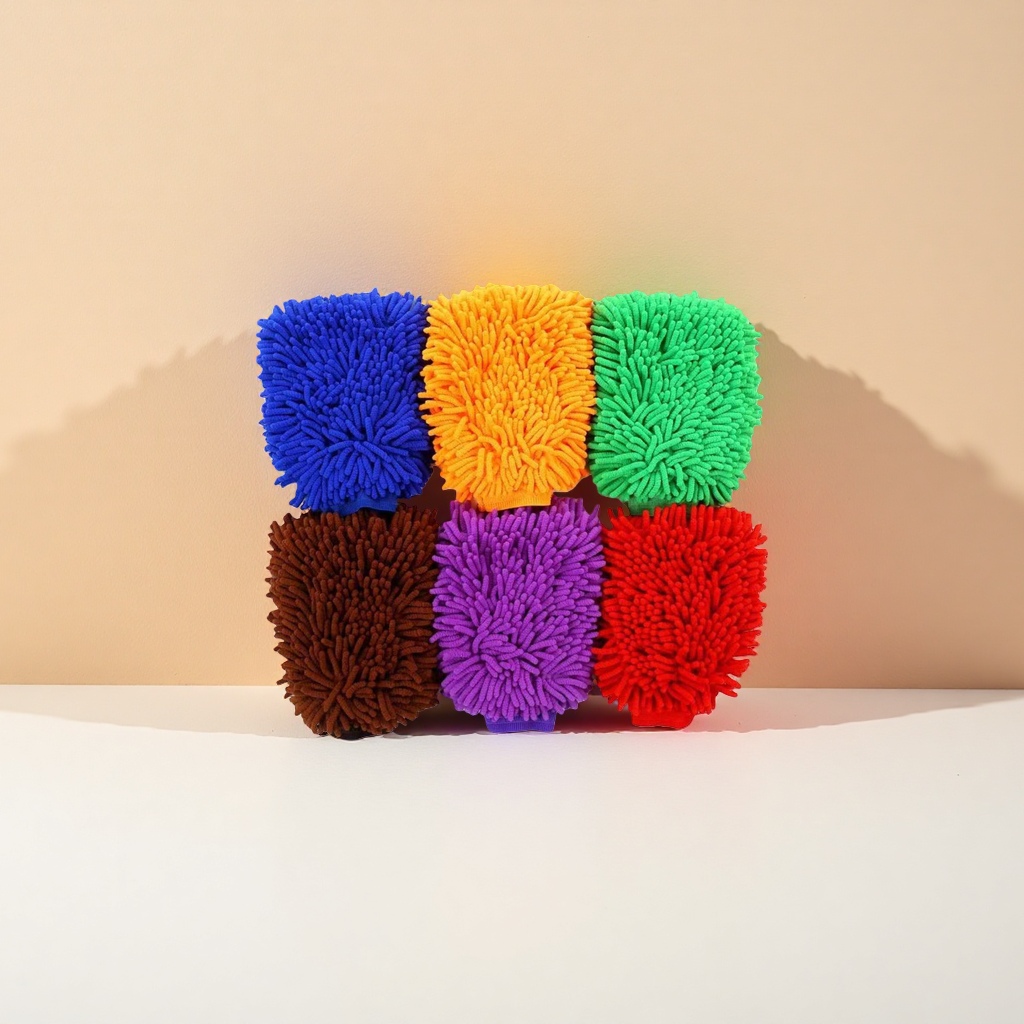 Colorful cleaning gloves, thickened, anti-slip and wear-resistant, multi-functional for household dishwashing and glass cleaning details Picture