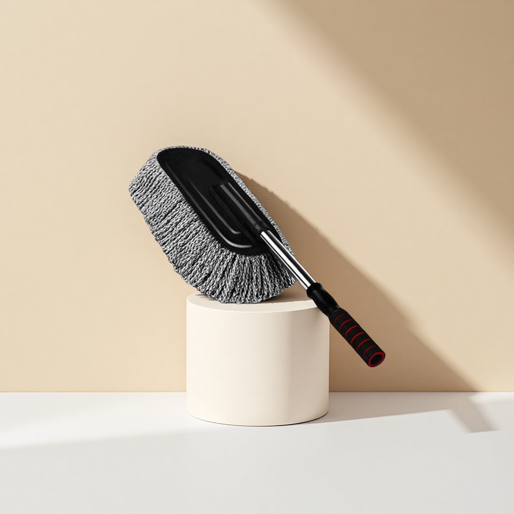 A multi-functional soft-bristled car wash brush is a tool for cleaning the gaps between car bodies Specification image