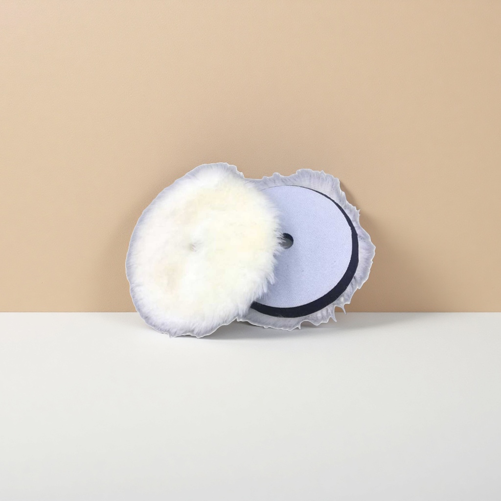 The main body of the white wool polishing pad is a professional automotive paint surface polishing accessory Application Scenario