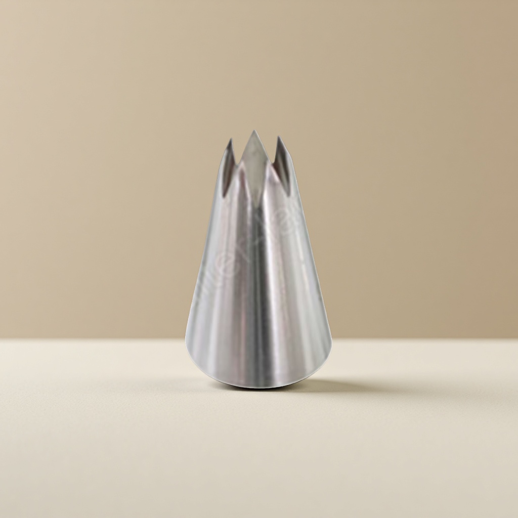 Metal piping nozzle, stainless steel cake baking piping nozzle set