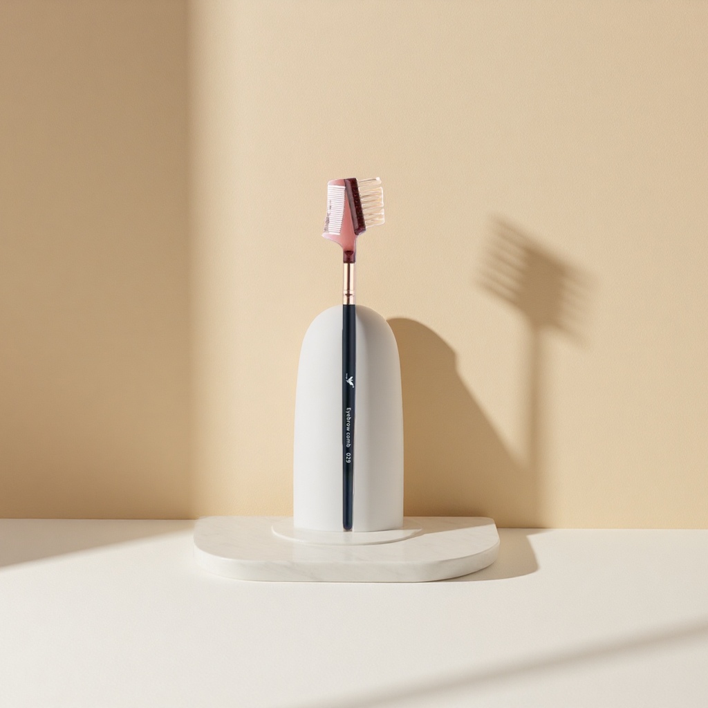 A double-sided brush head design eyebrow comb is a tool for shaping and combing the eyebrow area Application Scenario