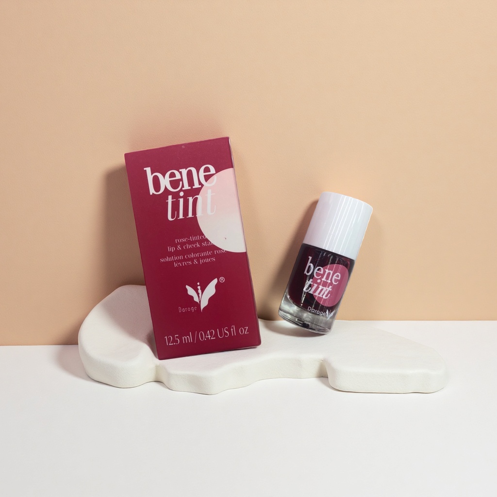 bene tint 5ml Rose Lip and Cheek Makeup Liquid is hydrating, brightening and naturally enhancing complexion