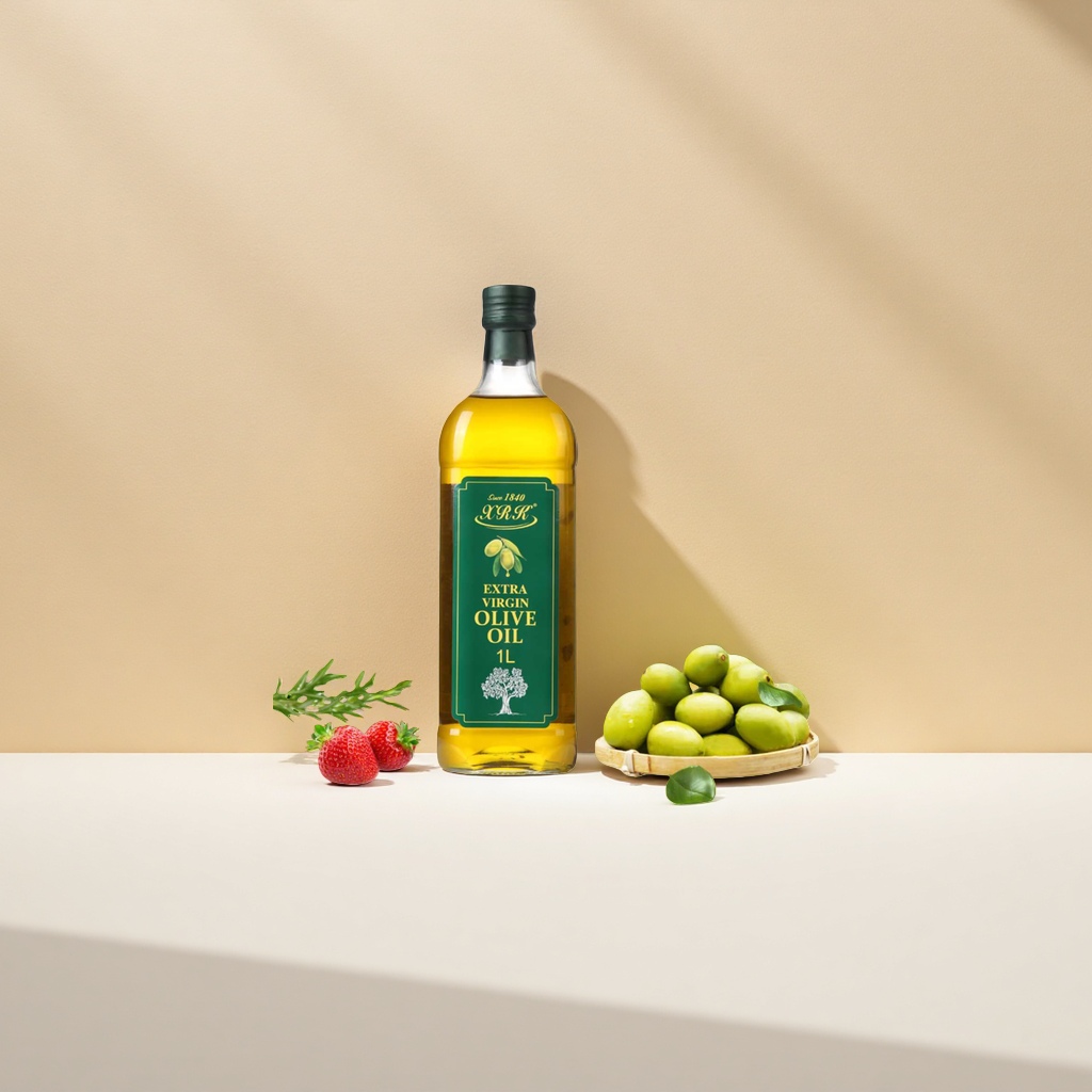 Olive oil bottle, extra virgin olive oil 500ml, Mediterranean-style healthy cooking Specification image