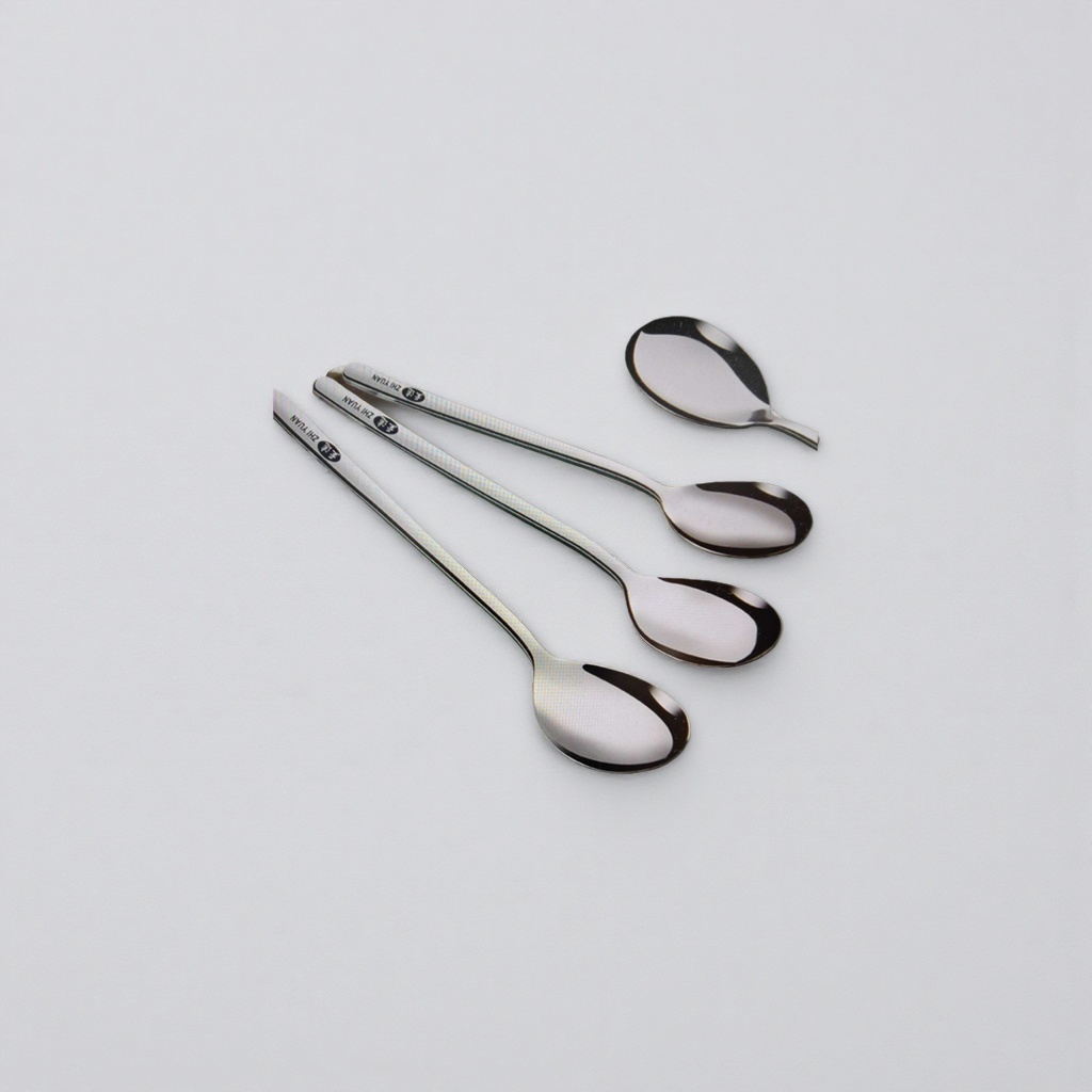 Acero inoxidable metal cuchara hogar engrosamiento mesa cuchara solo carga cuchara Specification image