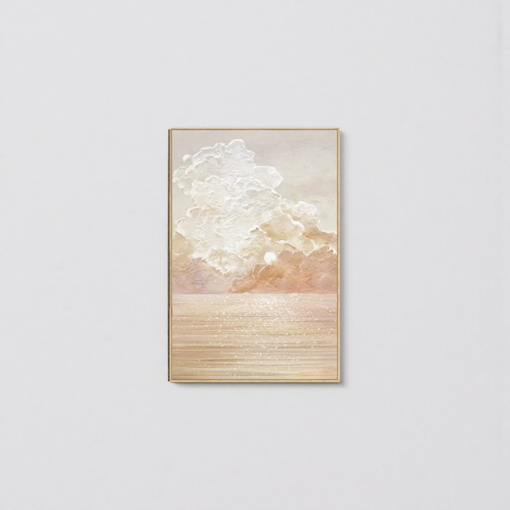 云彩+海景画细节图